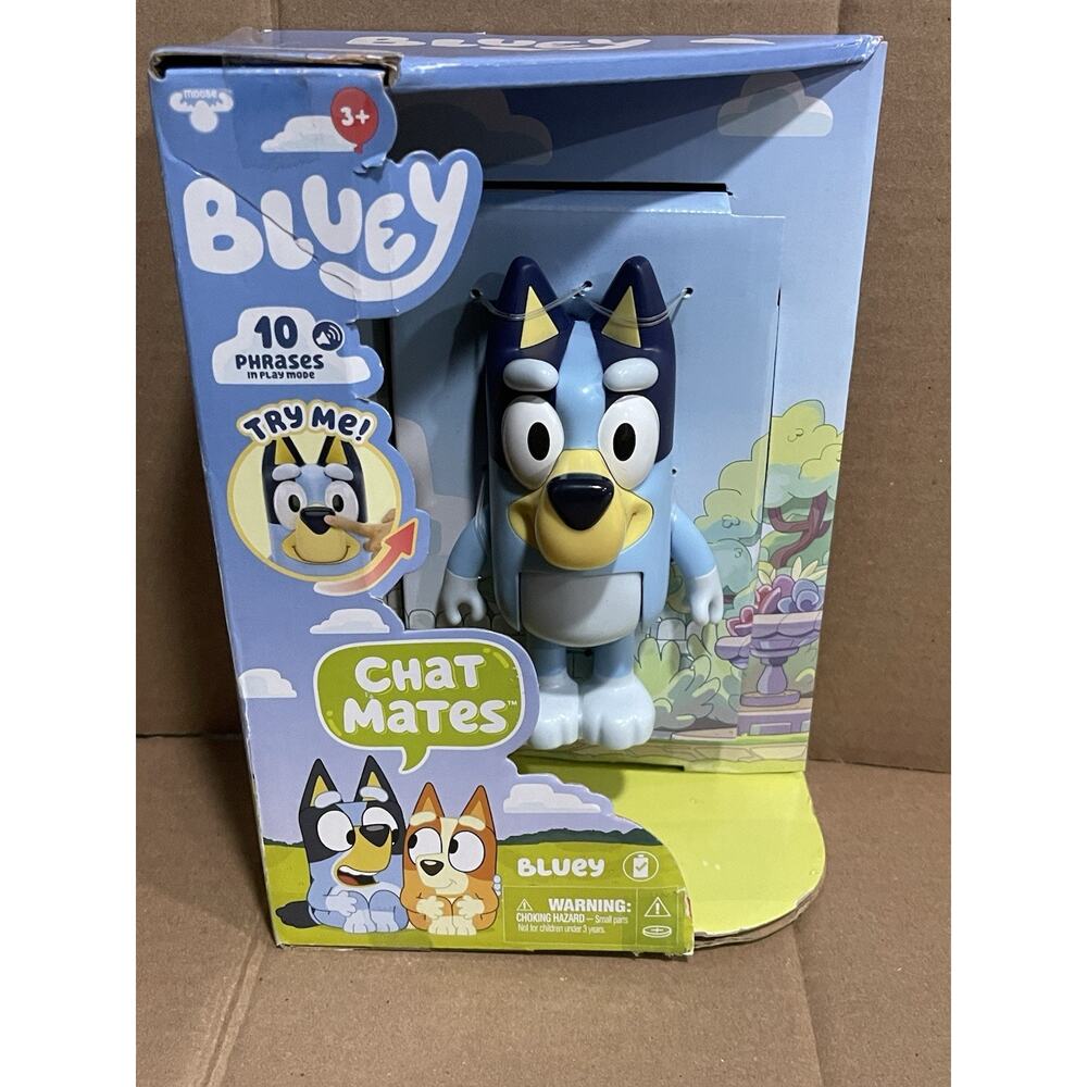 Bluey Chat Mates Muffin Talking Toy Figure 10 Phrases Exclusive NEW